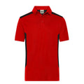 Polo Mens Workwear - Strong rosso / XS - personalizzabile con logo