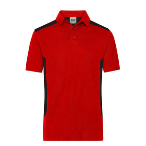 Polo Mens Workwear - Strong rosso / XS - personalizzabile con logo