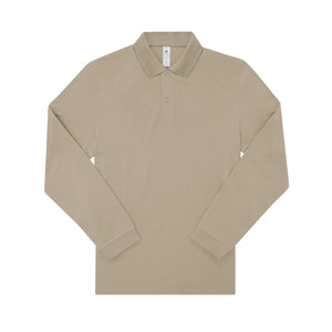 Polo My polo 180 Manica Lunga beige / S - personalizzabile con logo