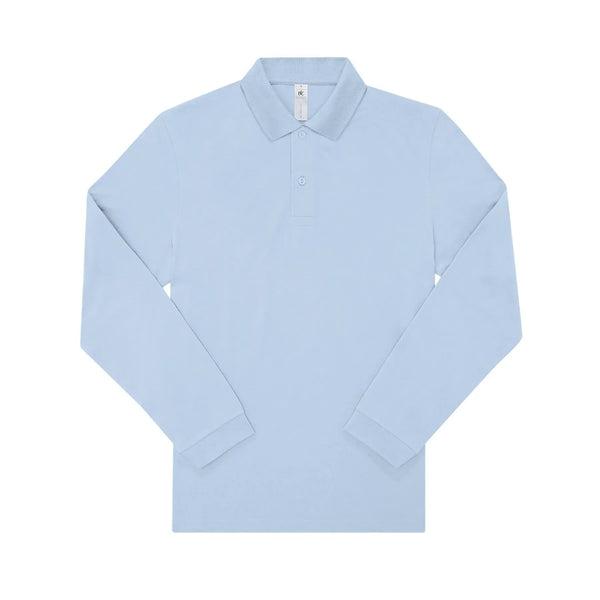 Polo My polo 180 Manica Lunga blu / S - personalizzabile con logo
