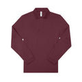 Polo My polo 180 Manica Lunga bordeaux / S - personalizzabile con logo
