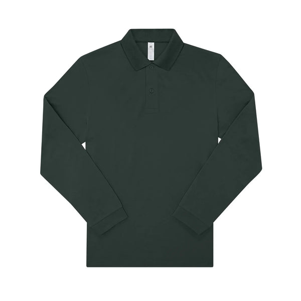 Polo My polo 180 Manica Lunga dark forest / S - personalizzabile con logo