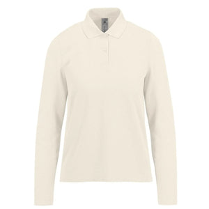 Polo My polo 180 Manica Lunga Donna bianco / XS - personalizzabile con logo