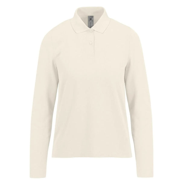 Polo My polo 180 Manica Lunga Donna bianco / XS - personalizzabile con logo