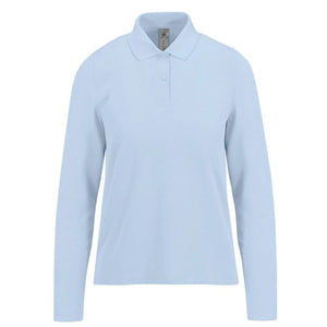 Polo My polo 180 Manica Lunga Donna blu / XS - personalizzabile con logo