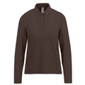 Polo My polo 180 Manica Lunga Donna marrone / XS - personalizzabile con logo