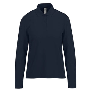 Polo My polo 180 Manica Lunga Donna navy / XS - personalizzabile con logo