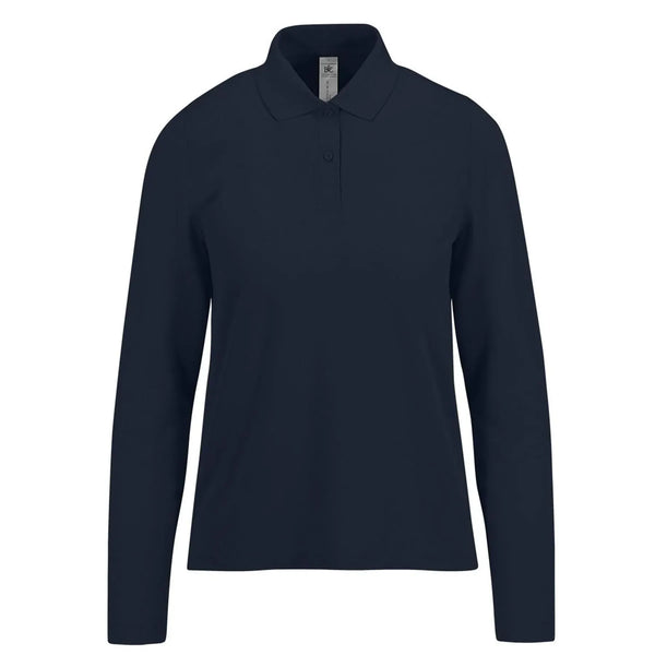 Polo My polo 180 Manica Lunga Donna navy / XS - personalizzabile con logo