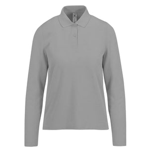 Polo My polo 180 Manica Lunga Donna sport grey / XS - personalizzabile con logo