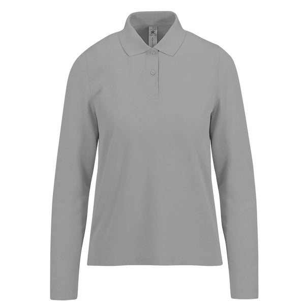 Polo My polo 180 Manica Lunga Donna sport grey / XS - personalizzabile con logo