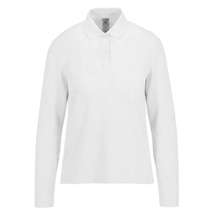 Polo My polo 180 Manica Lunga Donna white / XS - personalizzabile con logo