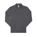 Polo My polo 180 Manica Lunga grigio / S - personalizzabile con logo