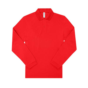 Polo My polo 180 Manica Lunga rosso / S - personalizzabile con logo