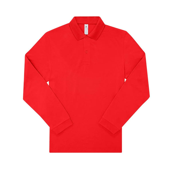 Polo My polo 180 Manica Lunga rosso / S - personalizzabile con logo
