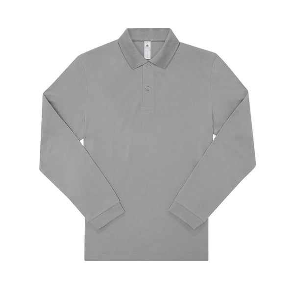 Polo My polo 180 Manica Lunga sport grey / S - personalizzabile con logo