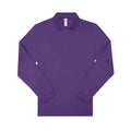 Polo My polo 180 Manica Lunga viola / S - personalizzabile con logo