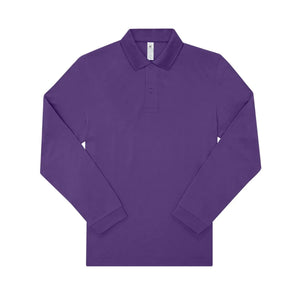 Polo My polo 180 Manica Lunga viola / S - personalizzabile con logo