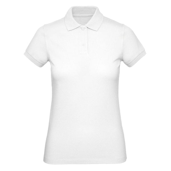Polo Organic Donna bianco / XS - personalizzabile con logo