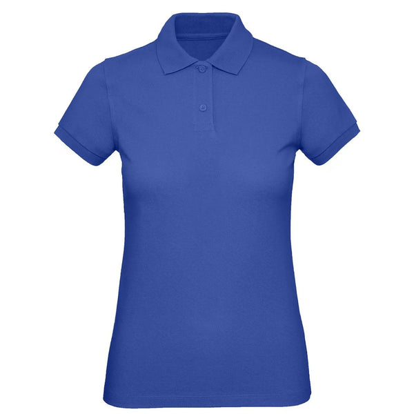 Polo Organic Donna blu / XS - personalizzabile con logo