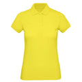Polo Organic Donna giallo / XS - personalizzabile con logo