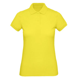 Polo Organic Donna giallo / XS - personalizzabile con logo