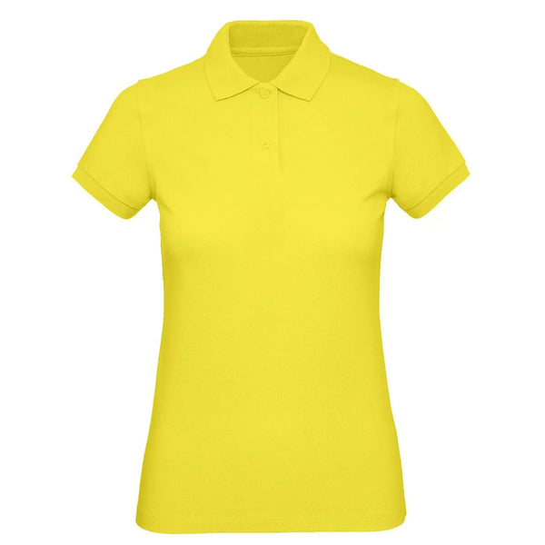 Polo Organic Donna giallo / XS - personalizzabile con logo