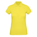 Polo Organic Donna giallo / XS - personalizzabile con logo