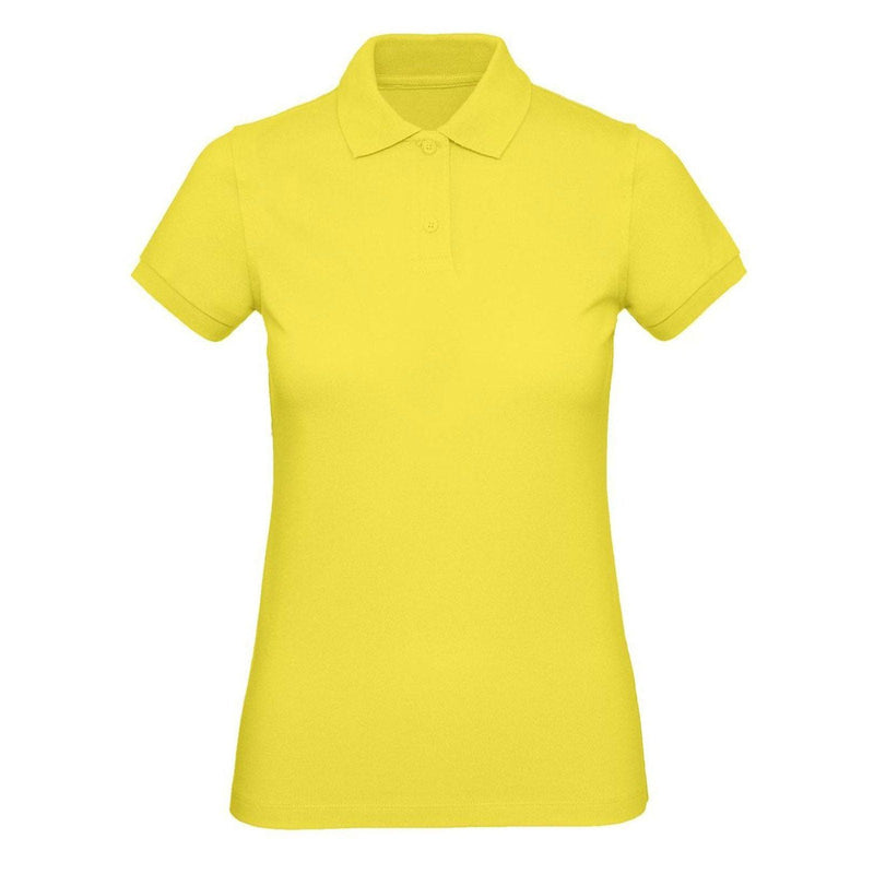 Polo Organic Donna giallo / XS - personalizzabile con logo
