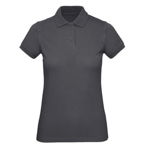 Polo Organic Donna grigio / XS - personalizzabile con logo