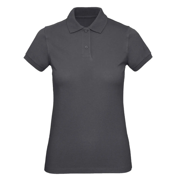 Polo Organic Donna grigio / XS - personalizzabile con logo