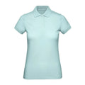 Polo Organic Donna millennial mint / XS - personalizzabile con logo