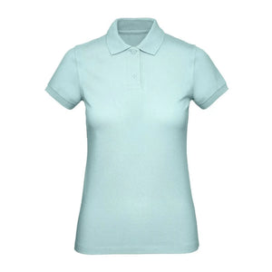 Polo Organic Donna millennial mint / XS - personalizzabile con logo
