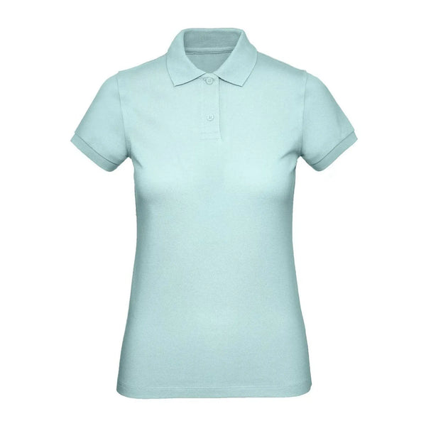 Polo Organic Donna millennial mint / XS - personalizzabile con logo