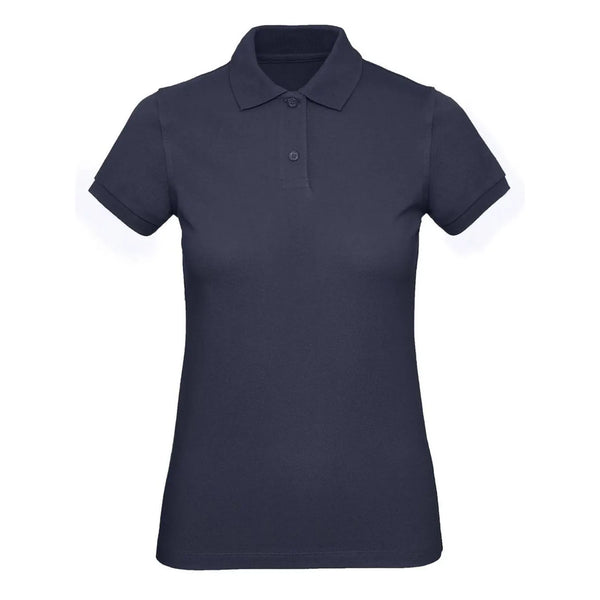 Polo Organic Donna navy blue / XS - personalizzabile con logo