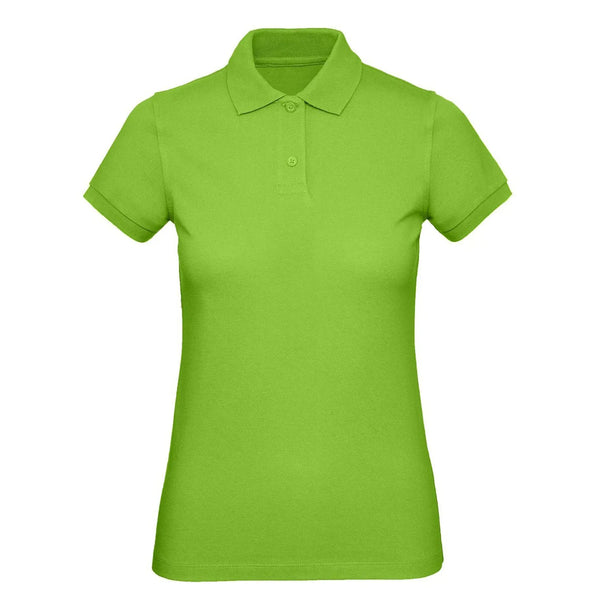 Polo Organic Donna orchid green / XS - personalizzabile con logo