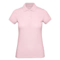 Polo Organic Donna rosa / XS - personalizzabile con logo