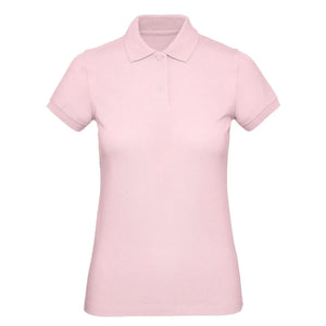 Polo Organic Donna rosa / XS - personalizzabile con logo