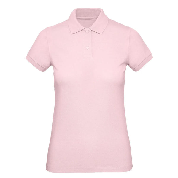 Polo Organic Donna rosa / XS - personalizzabile con logo