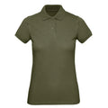 Polo Organic Donna urban khaki / XS - personalizzabile con logo