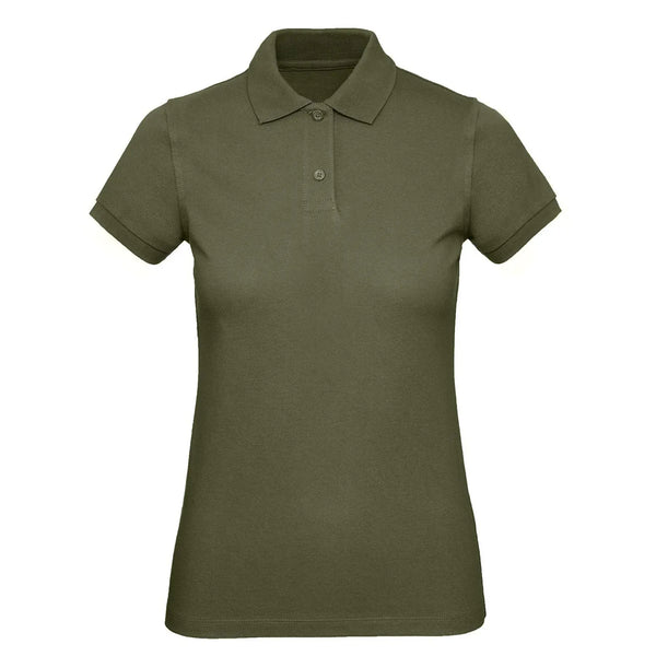 Polo Organic Donna urban khaki / XS - personalizzabile con logo