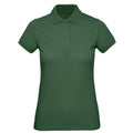 Polo Organic Donna verde / XS - personalizzabile con logo