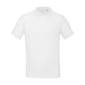 Polo Organic Uomo bianco / S - personalizzabile con logo