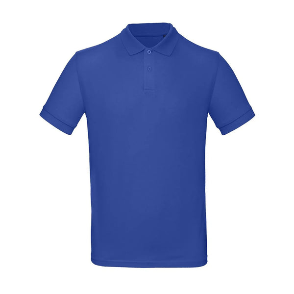 Polo Organic Uomo blu / S - personalizzabile con logo