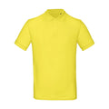 Polo Organic Uomo giallo / S - personalizzabile con logo