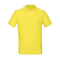 Polo Organic Uomo giallo / S - personalizzabile con logo