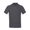 Polo Organic Uomo grigio / S - personalizzabile con logo