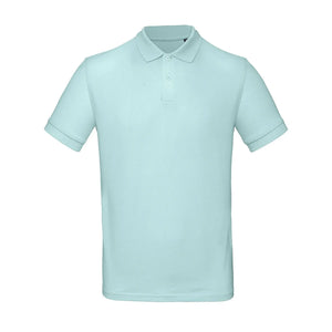 Polo Organic Uomo millennial mint / S - personalizzabile con logo
