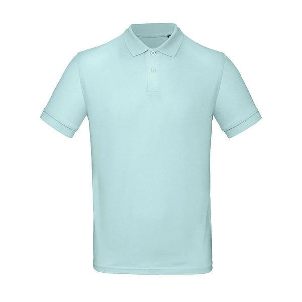 Polo Organic Uomo millennial mint / S - personalizzabile con logo
