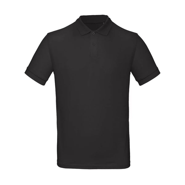 Polo Organic Uomo nero / S - personalizzabile con logo