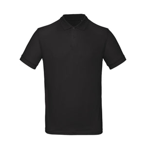 Polo Organic Uomo nero / S - personalizzabile con logo